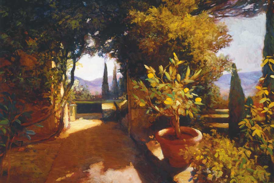 Lemon Tree Verona by artist  Philip Craig
