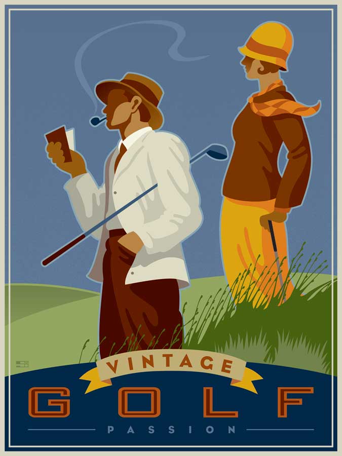 Vintage Golf - Passion by artist  Si Huynh