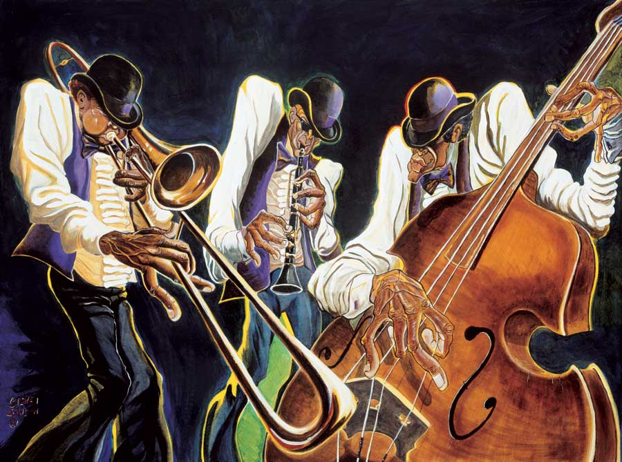 Jamming by artist  Steven Johnson