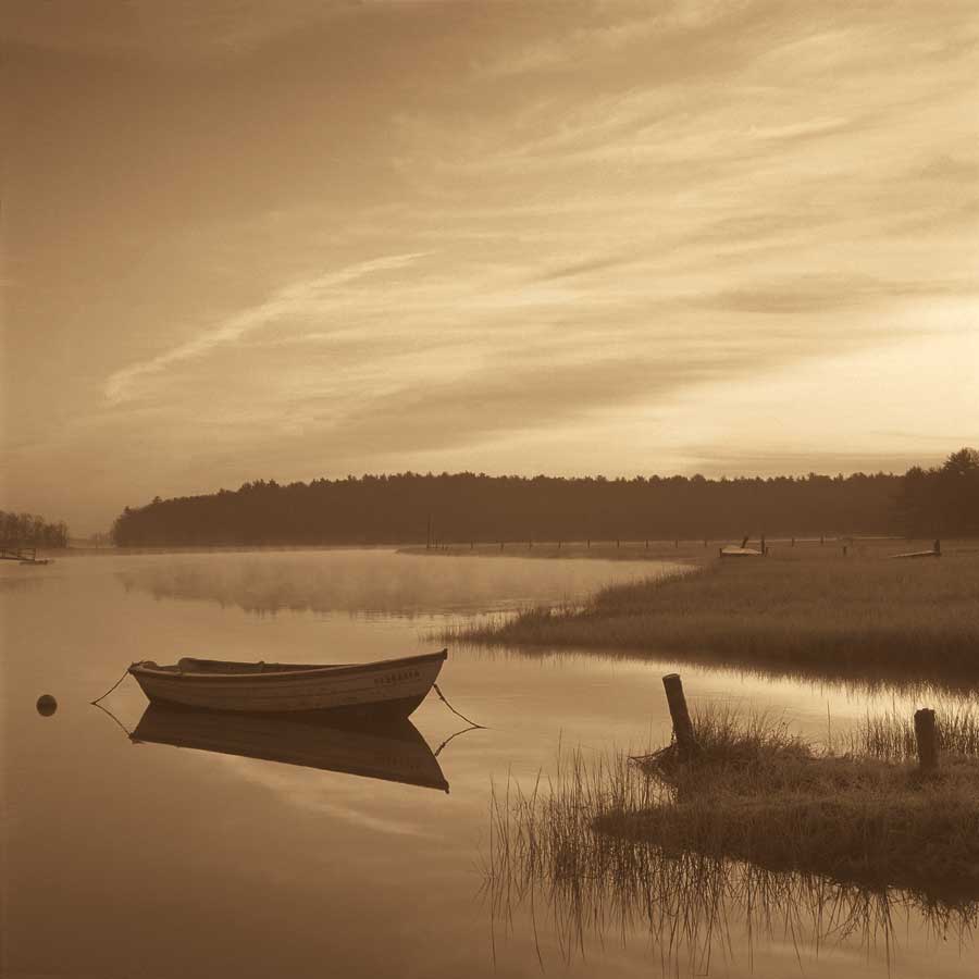 Misty Morning by artist  Mike  Sleeper