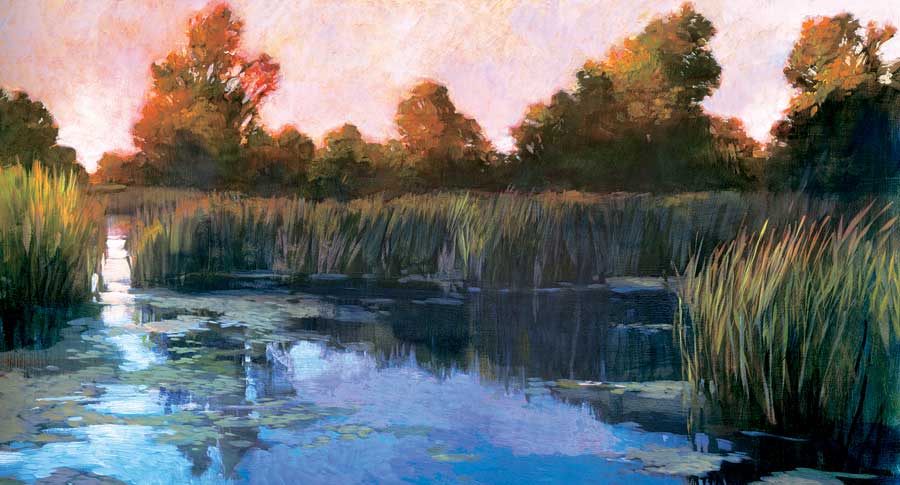 The Lily Pond by artist  Philip Craig
