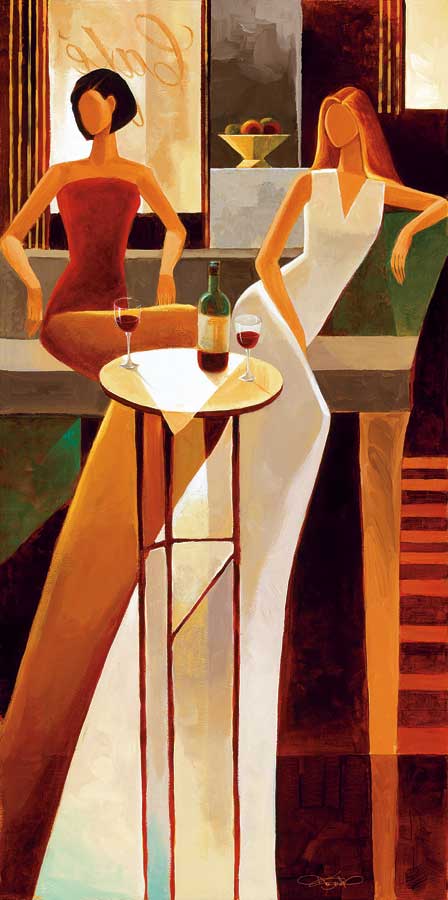 Les Sirens by artist  Keith Mallett