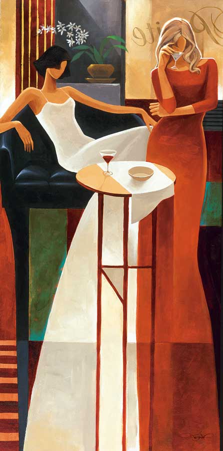 Les Anges by artist  Keith Mallett