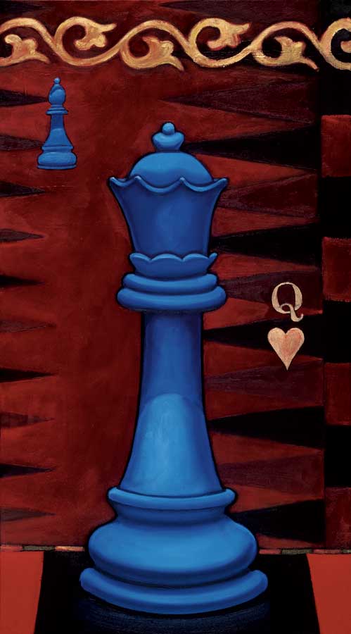 Game Piece - Queen by artist  Will Rafuse