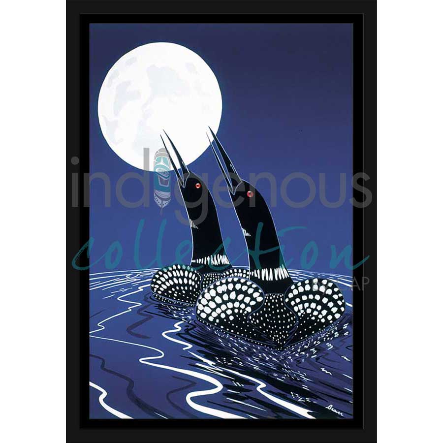Songs Of Solitude by artist Rick Beaver - Ojibway. Indigenous Collection
