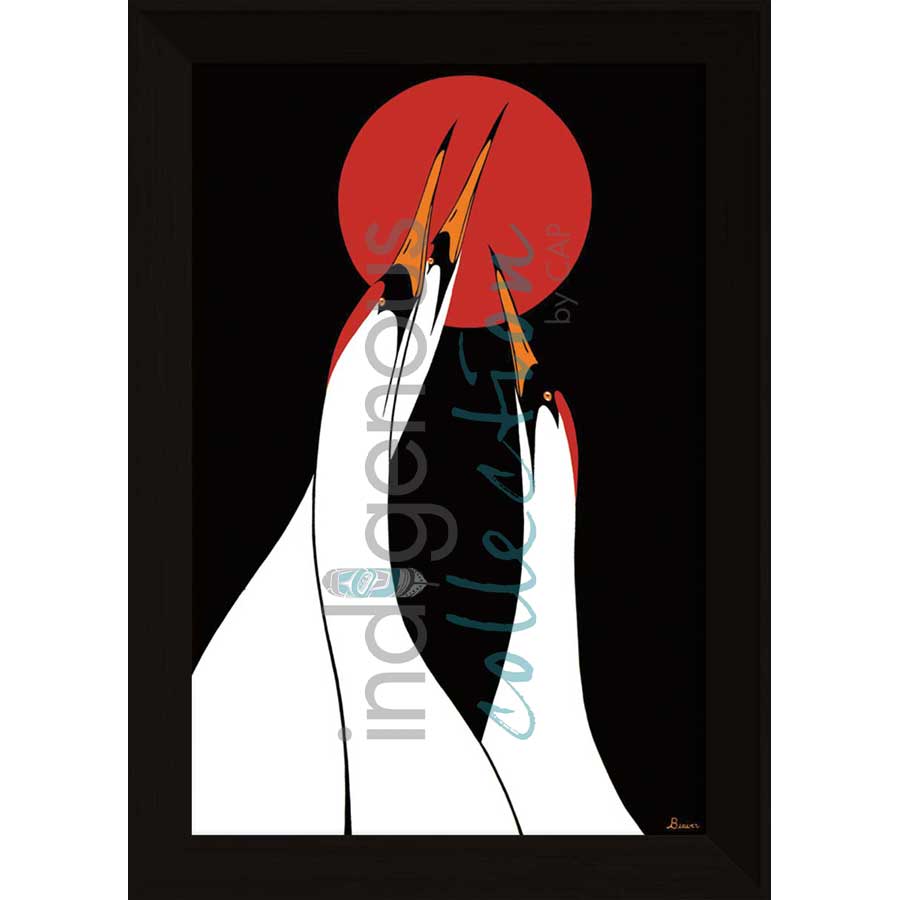 Sun Echoes by artist Rick Beaver - Ojibway. Indigenous Collection