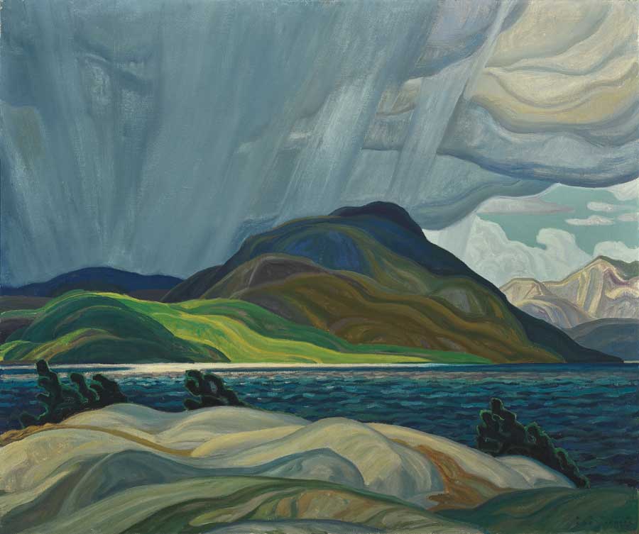Lake Wabagishik Poster by Group of Seven artist Franklin Carmichael