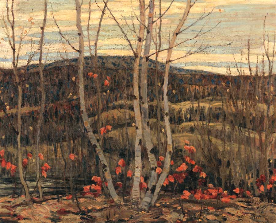 Maples and Birches Poster by Group of Seven artist A.Y. Jackson