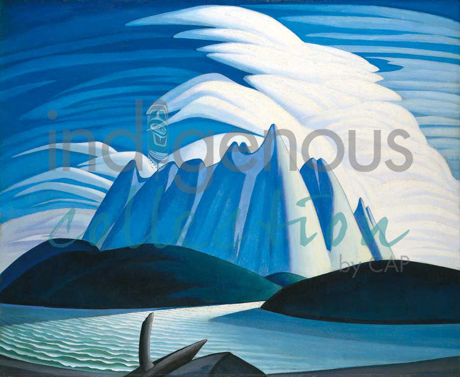 Lake and Mountains by artist Lawren S. Harris