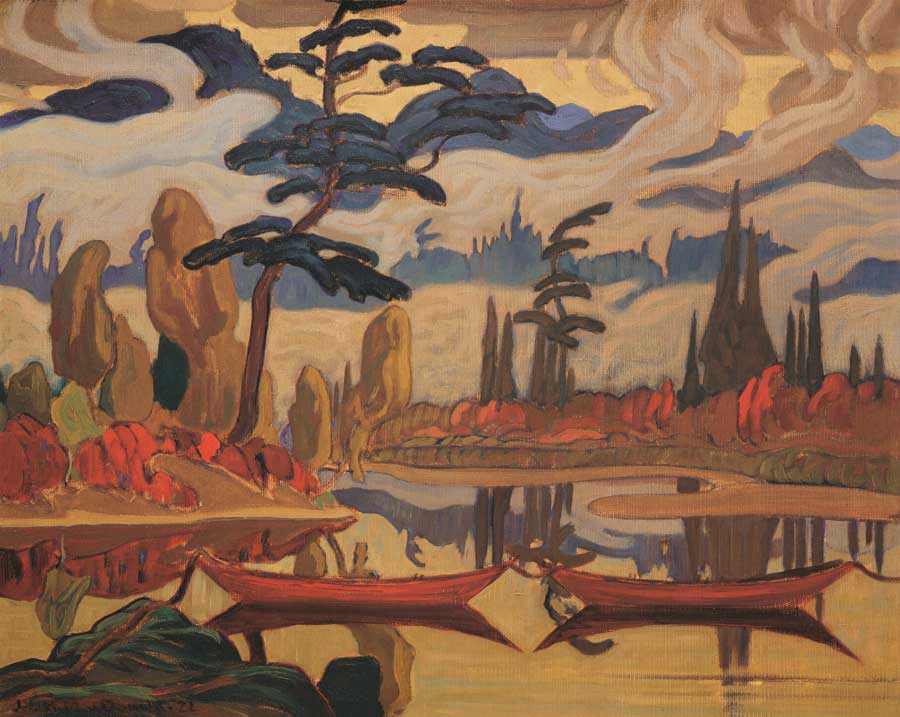 Mist Fantasy Poster by Group of Seven artist J.E.H. MacDonald