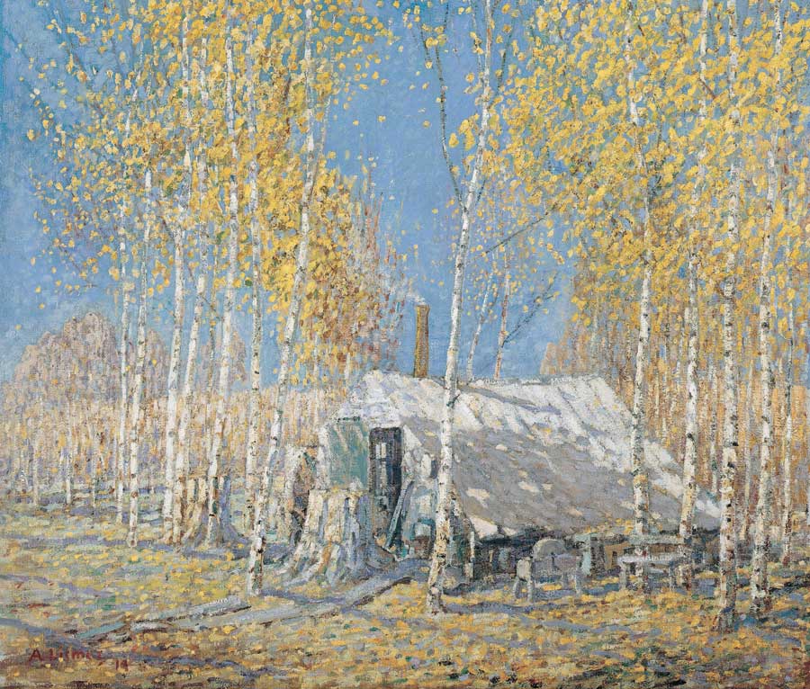 The Guide’s Home, Algonquin Poster by Group of Seven artist Arthur Lismer