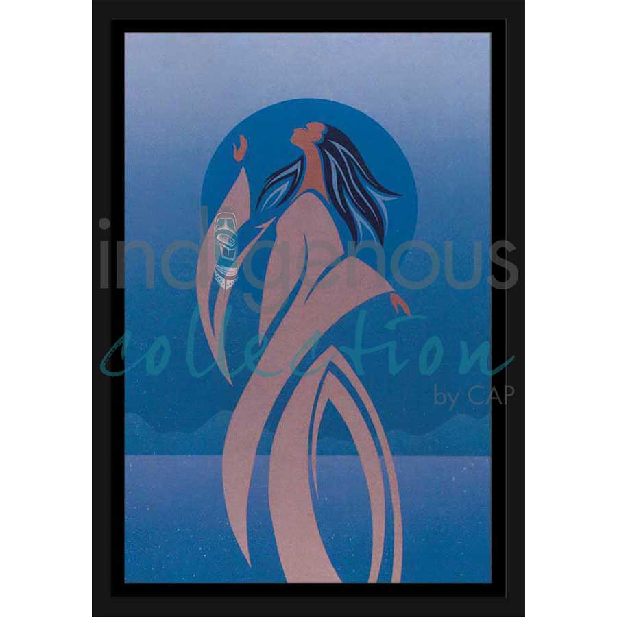 Moon Maiden by artist Maxine Noel - Santee Oglala Sioux. Indigenous Collection