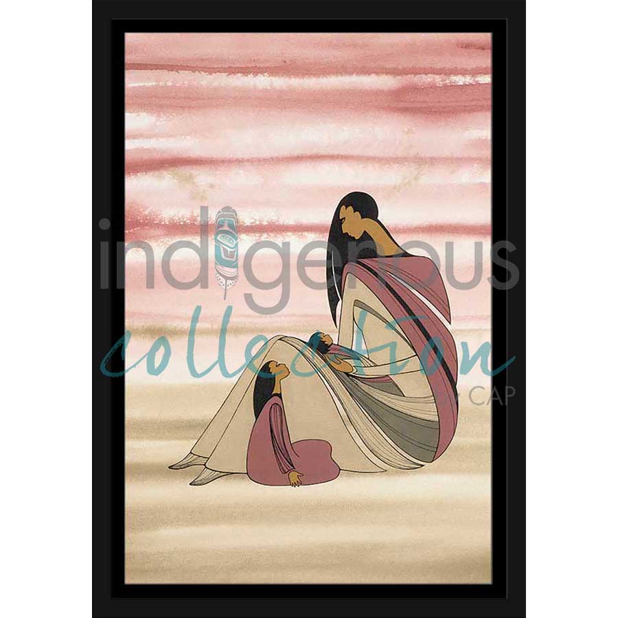 A Mother's Love by artist Maxine Noel - Santee Oglala Sioux. Indigenous Collection