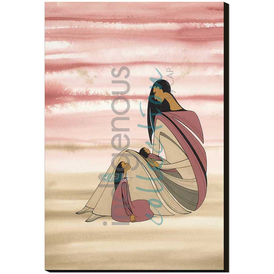 A Mother's Love by artist Maxine Noel - Santee Oglala Sioux. Indigenous Collection