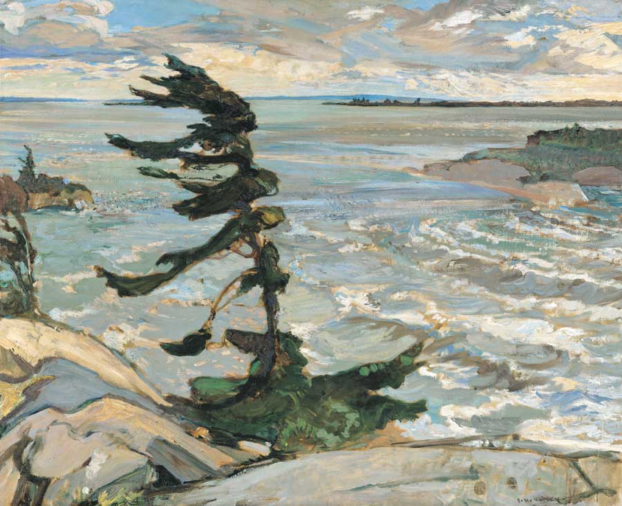 Stormy Weather, Georgian Bay Poster by Group of Seven artist Fred H. Varley
