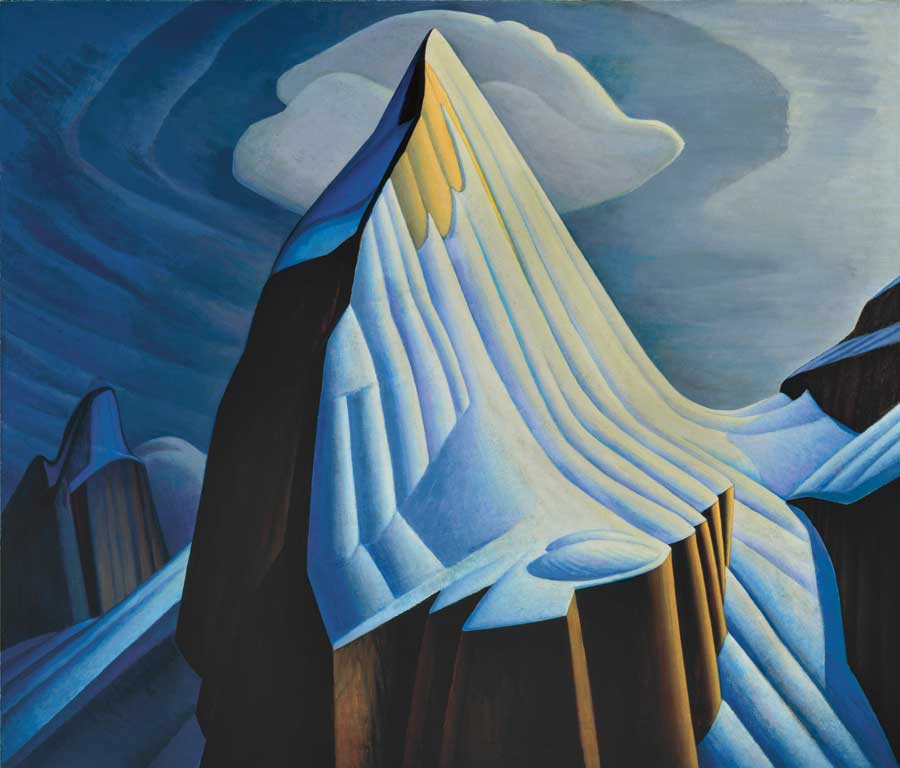 Mount Lefroy Poster by Group of Seven artist Lawren S. Harris