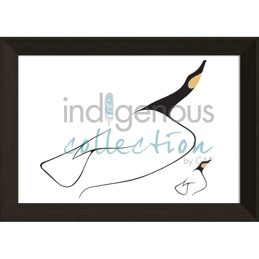 Mother & Child by artist Benjamin Chee Chee - Ojibway. Indigenous Collection
