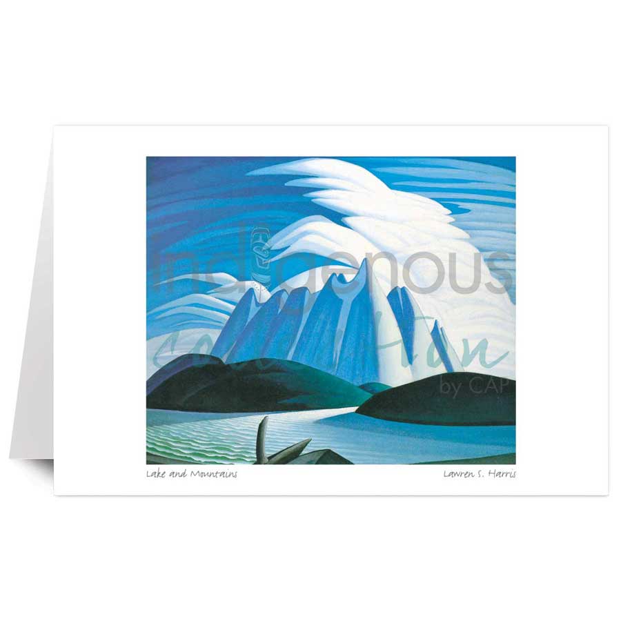 Lake And Mountains by artist Lawren S. Harris