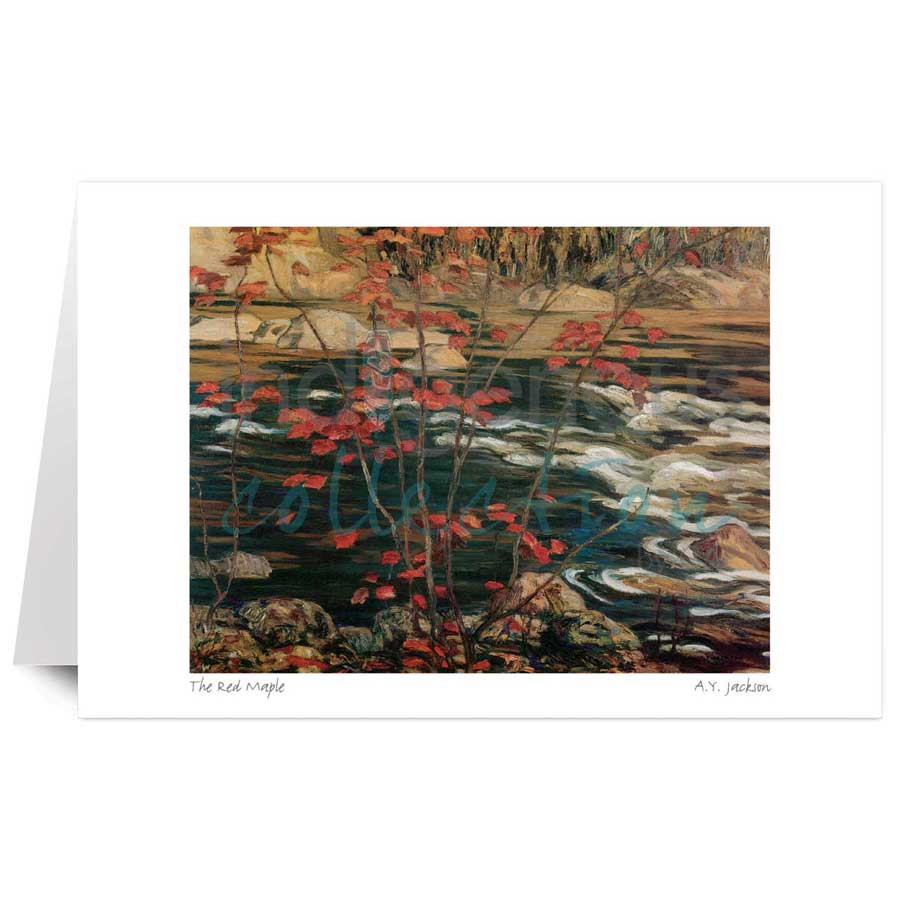 The Red Maple by artist A.Y. Jackson