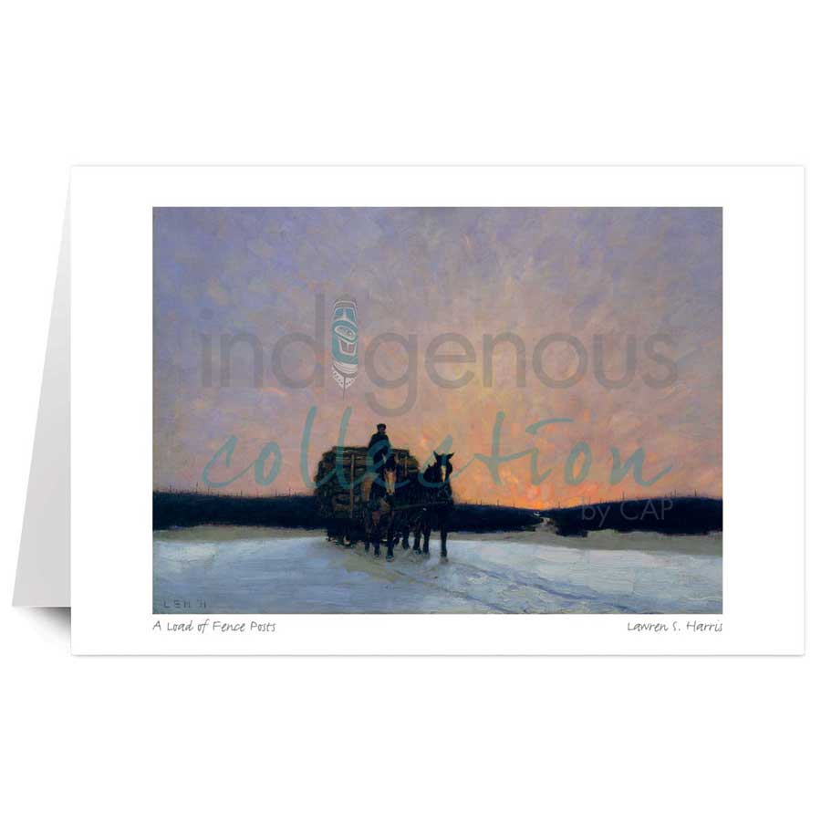 A Load of Fence Posts	 by artist Lawren S. Harris