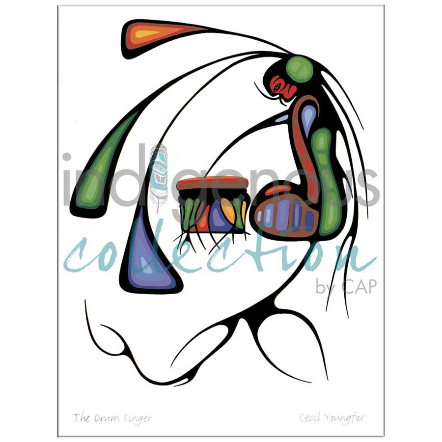 The Drum Singer Canvas Prints
