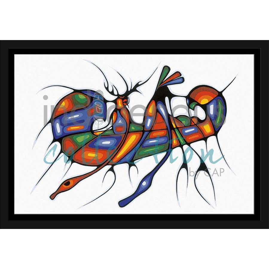 Returning Home by artist Cecil Youngfox - Ojibway. Indigenous Collection