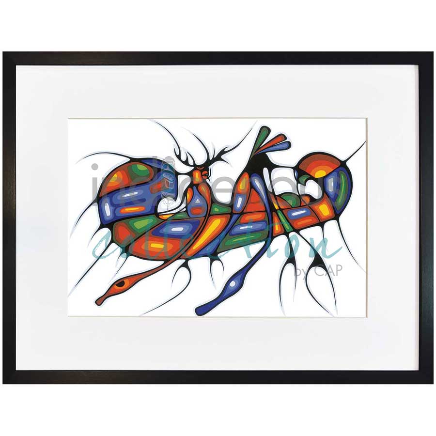 Returning Home by artist Cecil Youngfox - Ojibway. Indigenous Collection