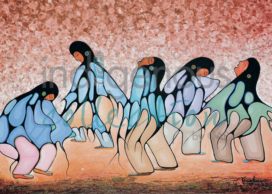 Sunset Dancers by artist Cecil Youngfox