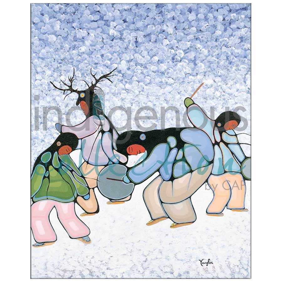 Medicine Dancers Canvas Prints