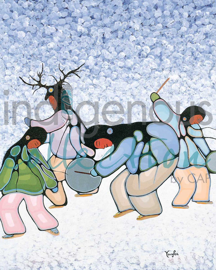 Medicine Dancers by artist Cecil Youngfox