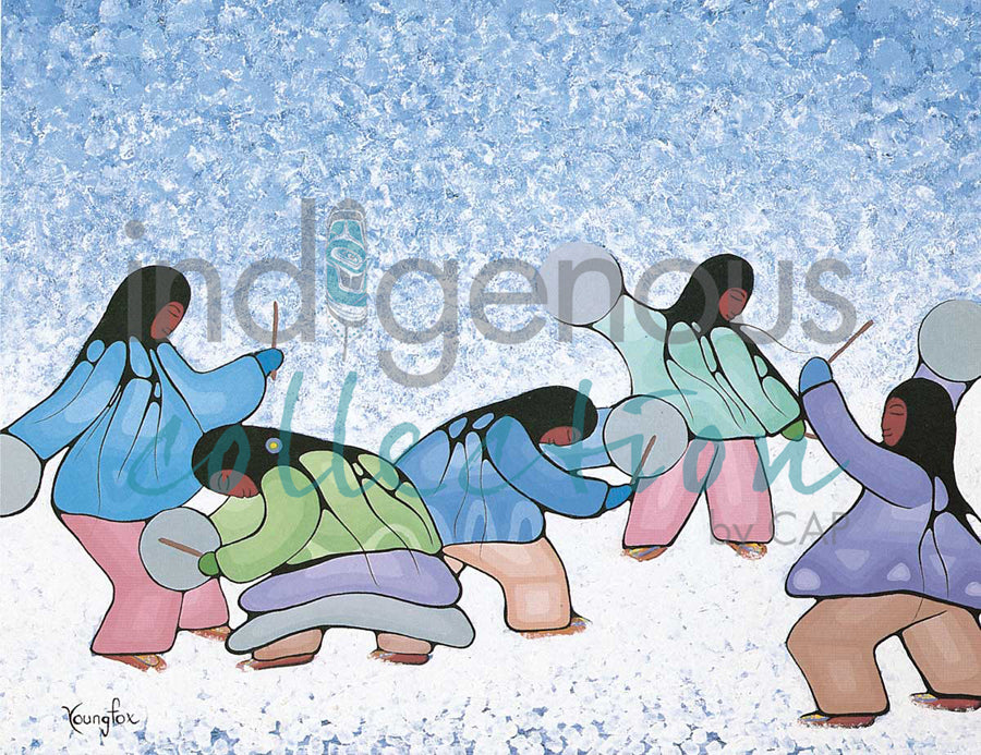 Winter Dancers by artist Cecil Youngfox