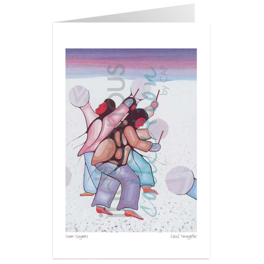 Snow Singers by artist Cecil Youngfox
