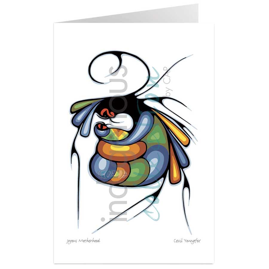 Joyous Motherhood by artist Cecil Youngfox