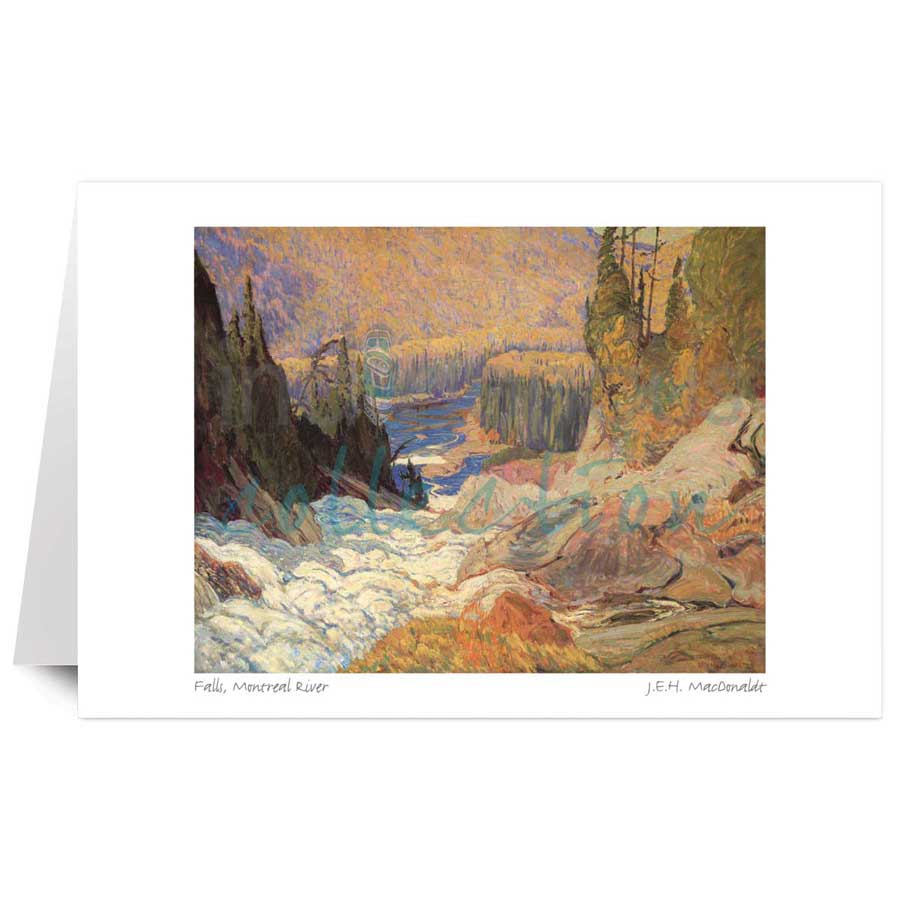 Falls, Montreal River by artist J.E.H. Mac Donald