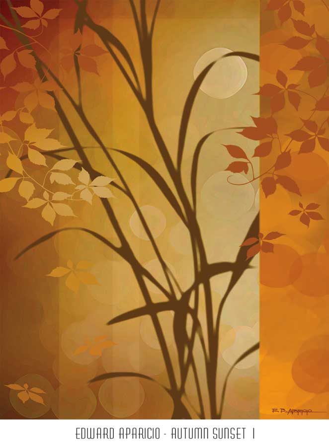 Autumn Sunset I by artist  Edward Aparicio