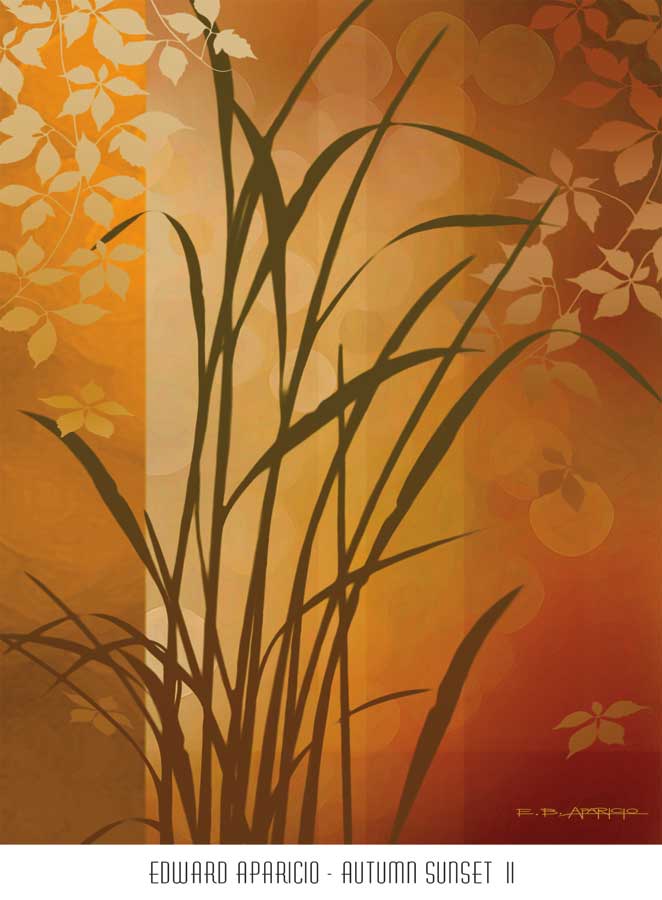 Autumn Sunset II by artist  Edward Aparicio