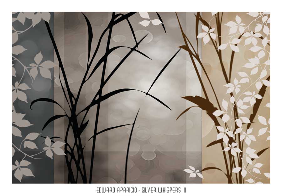 Silver Whispers II by artist  Edward Aparicio