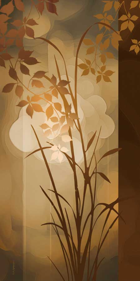 Golden Heights I by artist Edward Aparicio