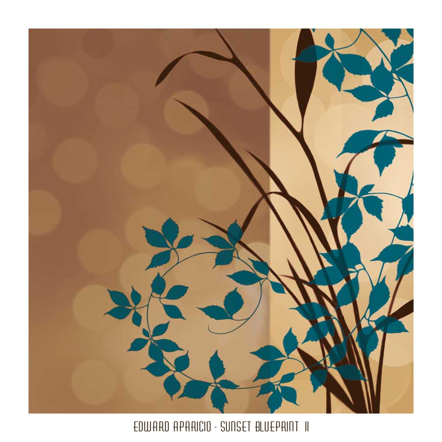 Sunset Blueprint II by artist Edward Aparicio