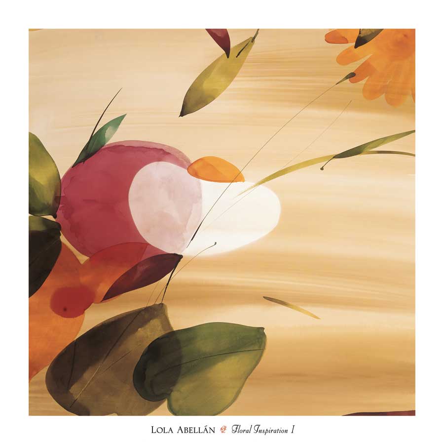 Floral Inspiration I by artist  Lola Abellán