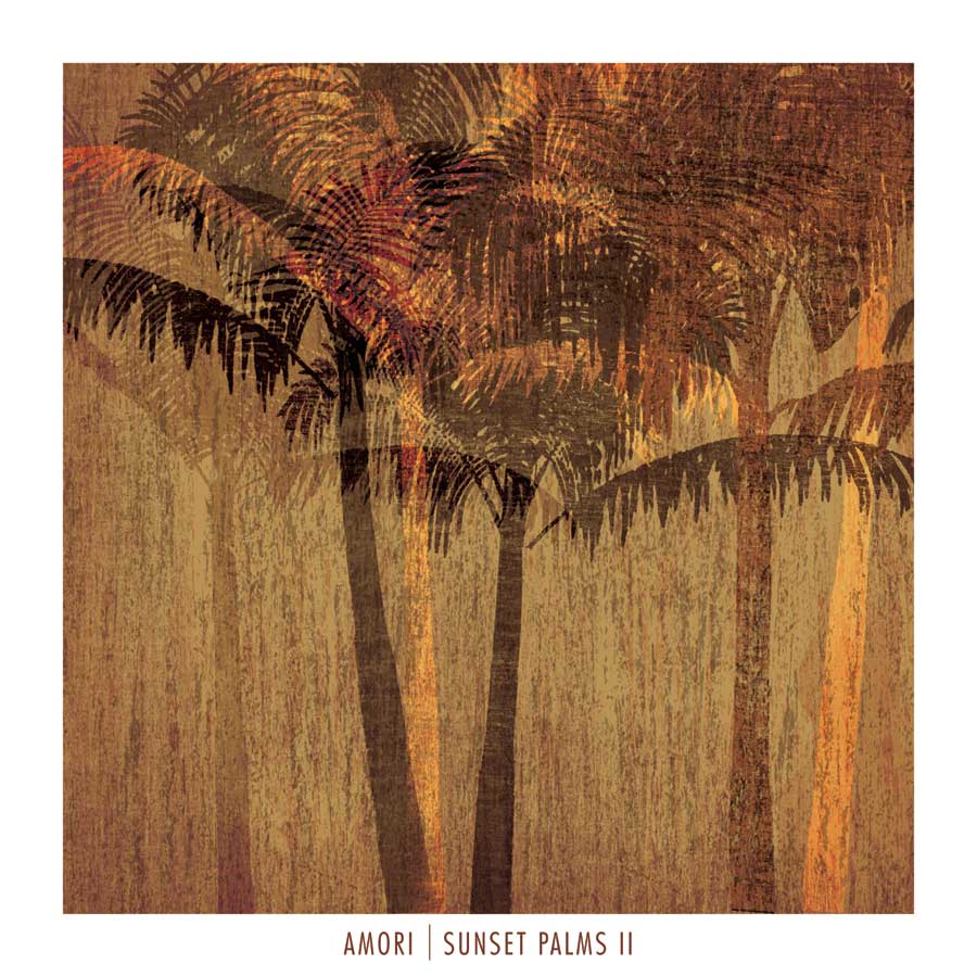 Sunset Palms II by artist  Amori