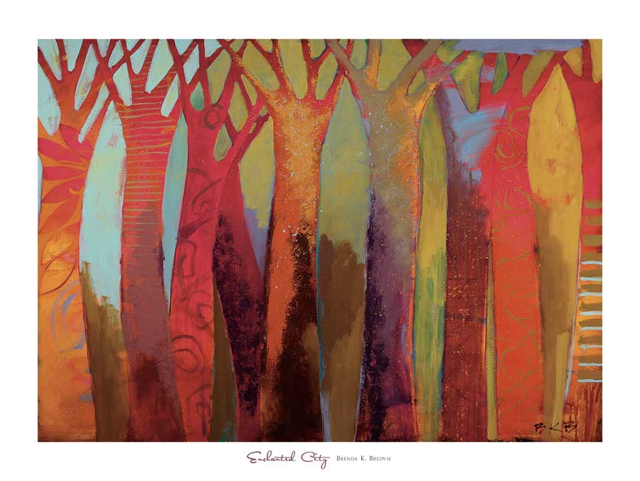 Enchanted City by artist Brenda K Bredvik