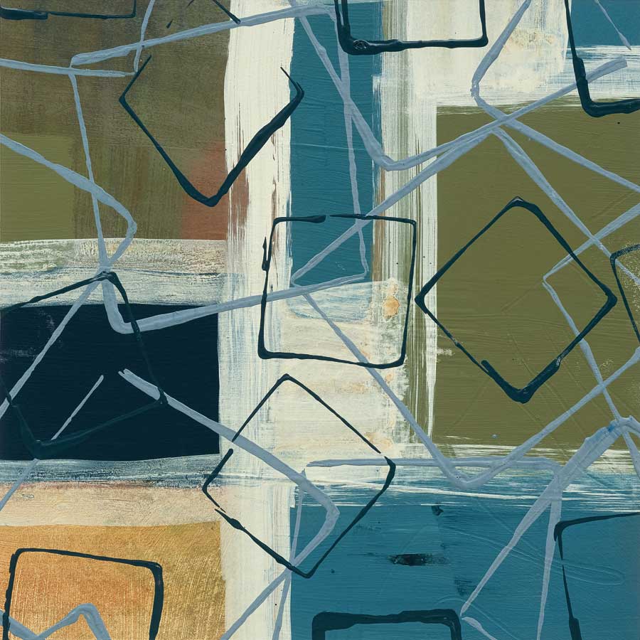 Retro Flux I by artist  Leslie Bernsen