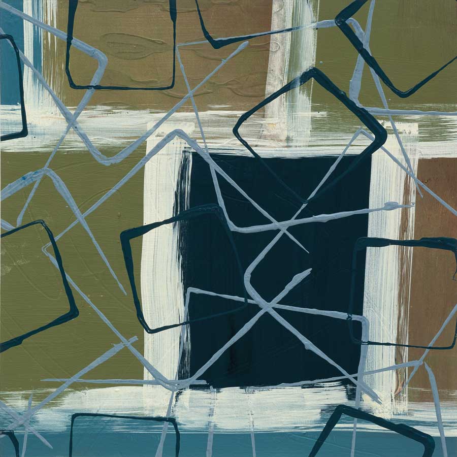 Retro Flux II by artist  Leslie Bernsen