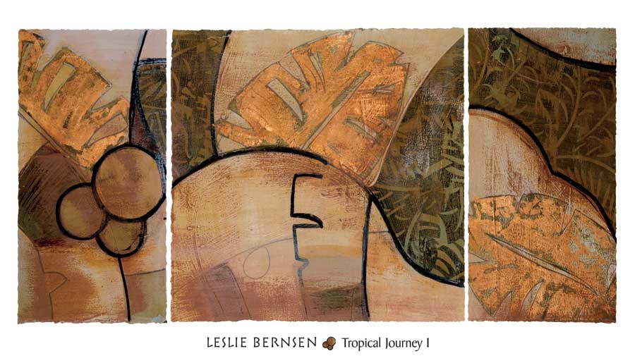 Tropical Journey I by artist  Leslie Bernsen