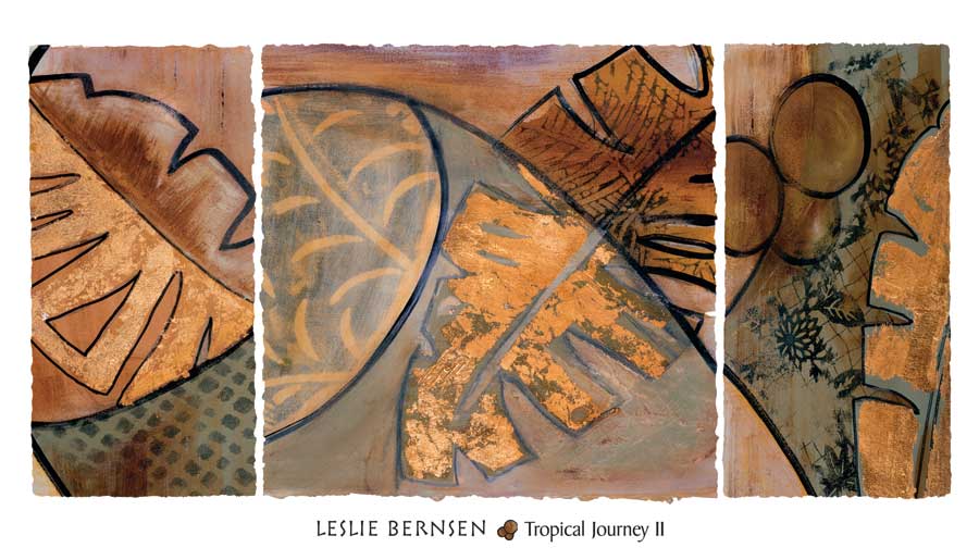 Tropical Journey II by artist  Leslie Bernsen
