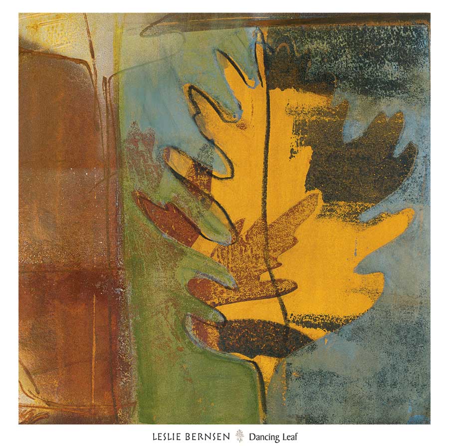 Dancing Leaf by artist  Leslie Bernsen