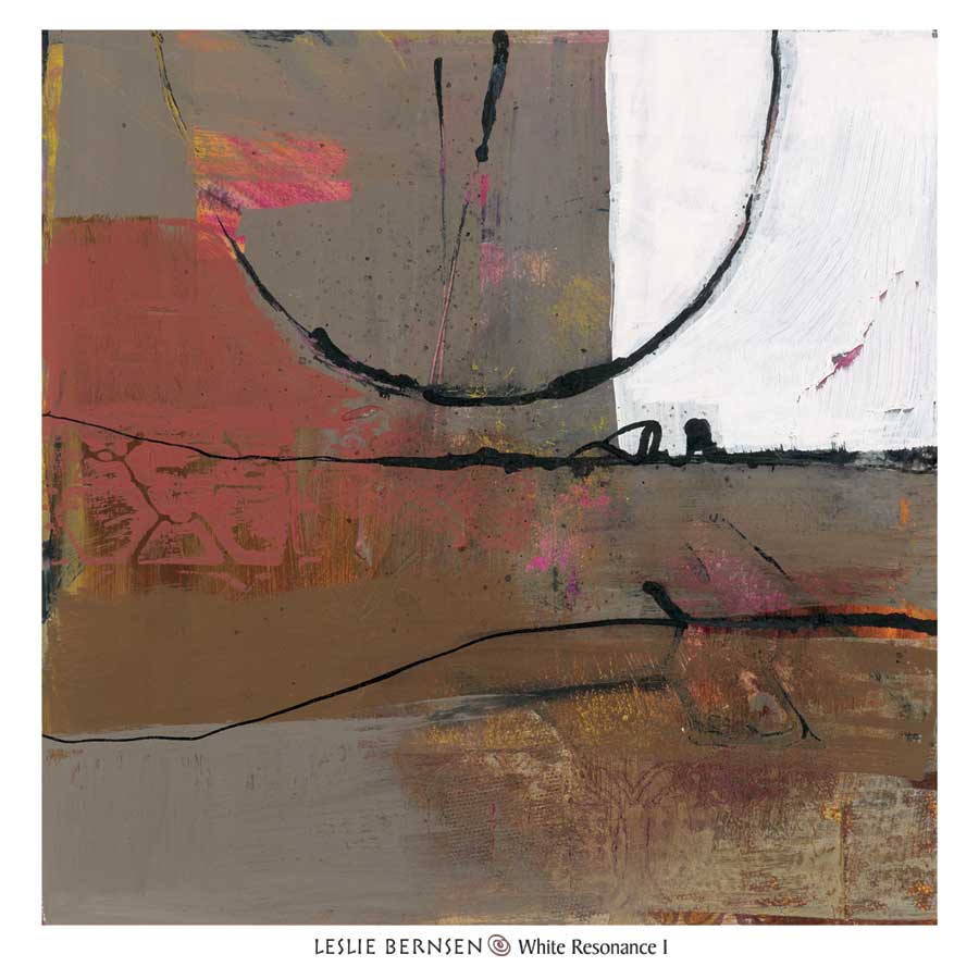 White Resonance I by artist Leslie Bernsen
