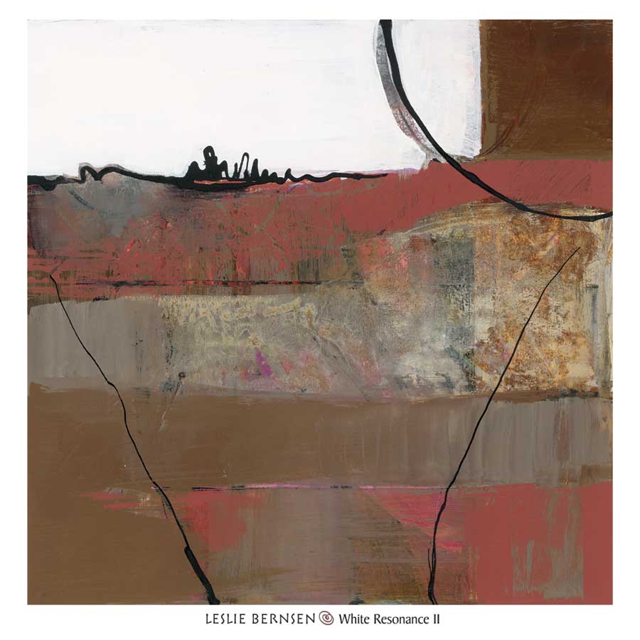 White Resonance II by artist Leslie Bernsen