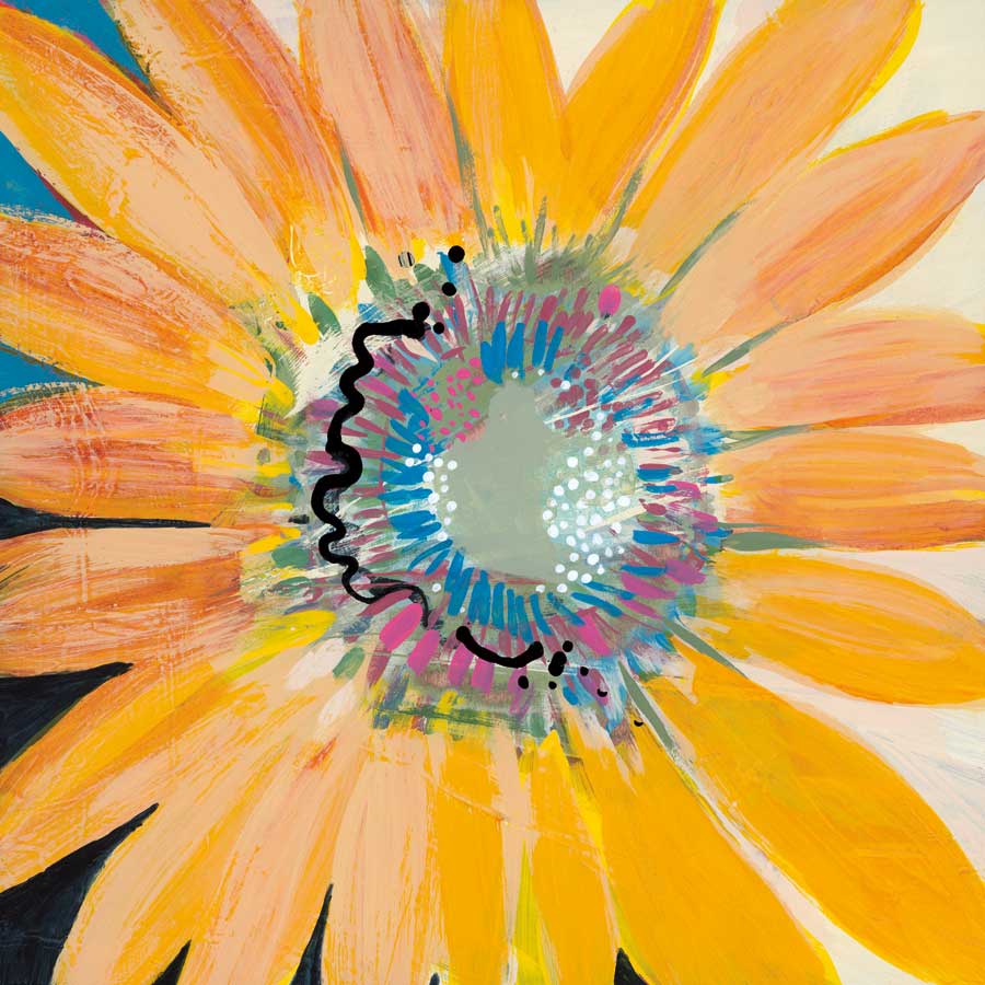 Sunshine Flower IV by artist Leslie Bernsen